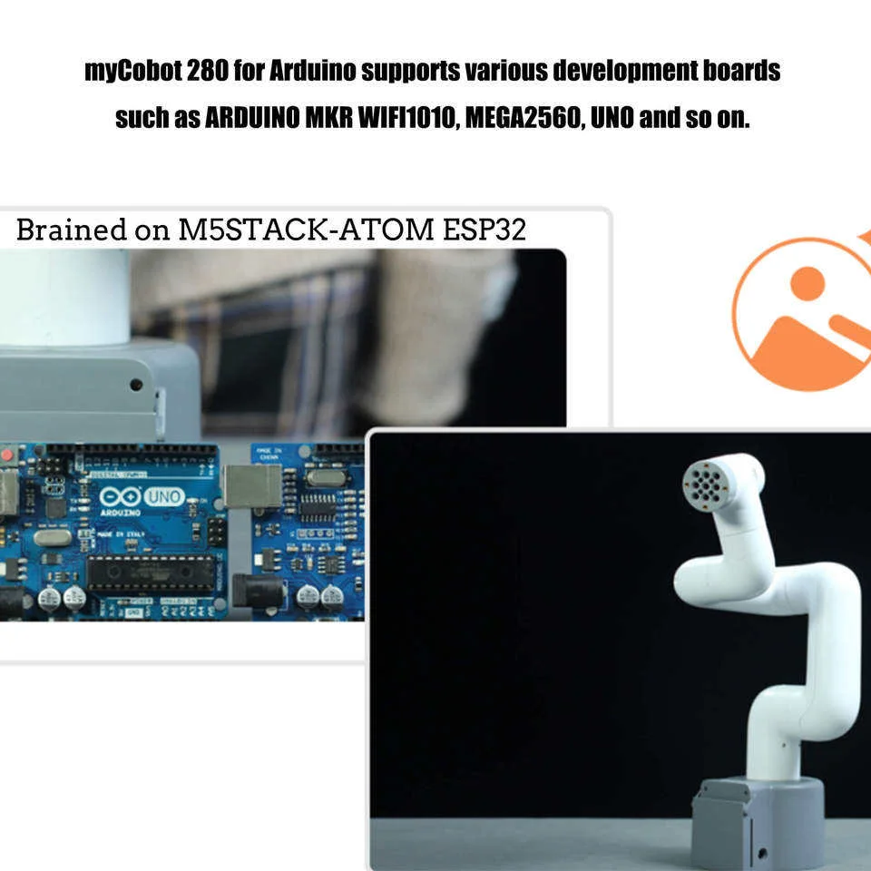 Elephant Robotics MyCobot 280 for Arduino 6 DOF Collaborative Desktop Robot Arm for Arduino Educational Programming Robot