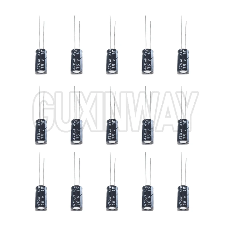 200pcs 15 값 10V 16V 25V 50V 0.1uF-220uF 0.22uf 2.2uf 100uf 방사형 커패시터 세트 전해 커패시터 분류 키트