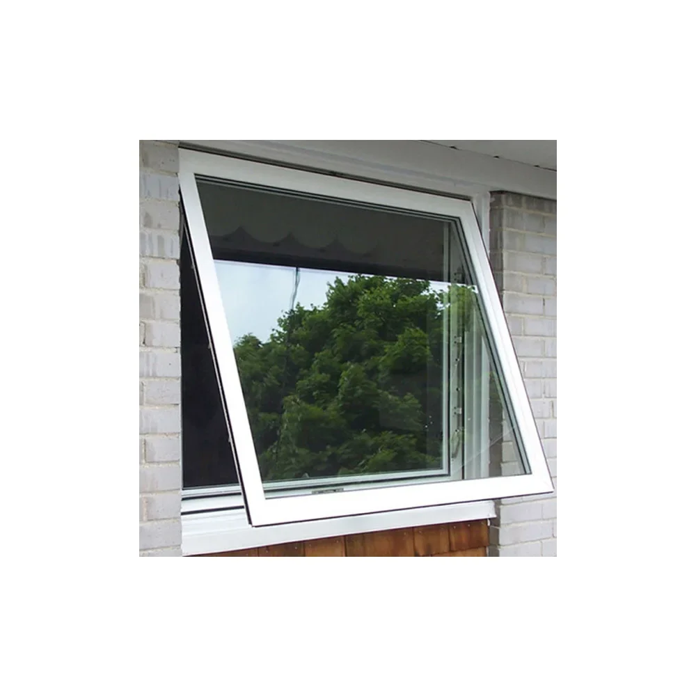 *R# China wholesale double glass aluminum casement window drawing