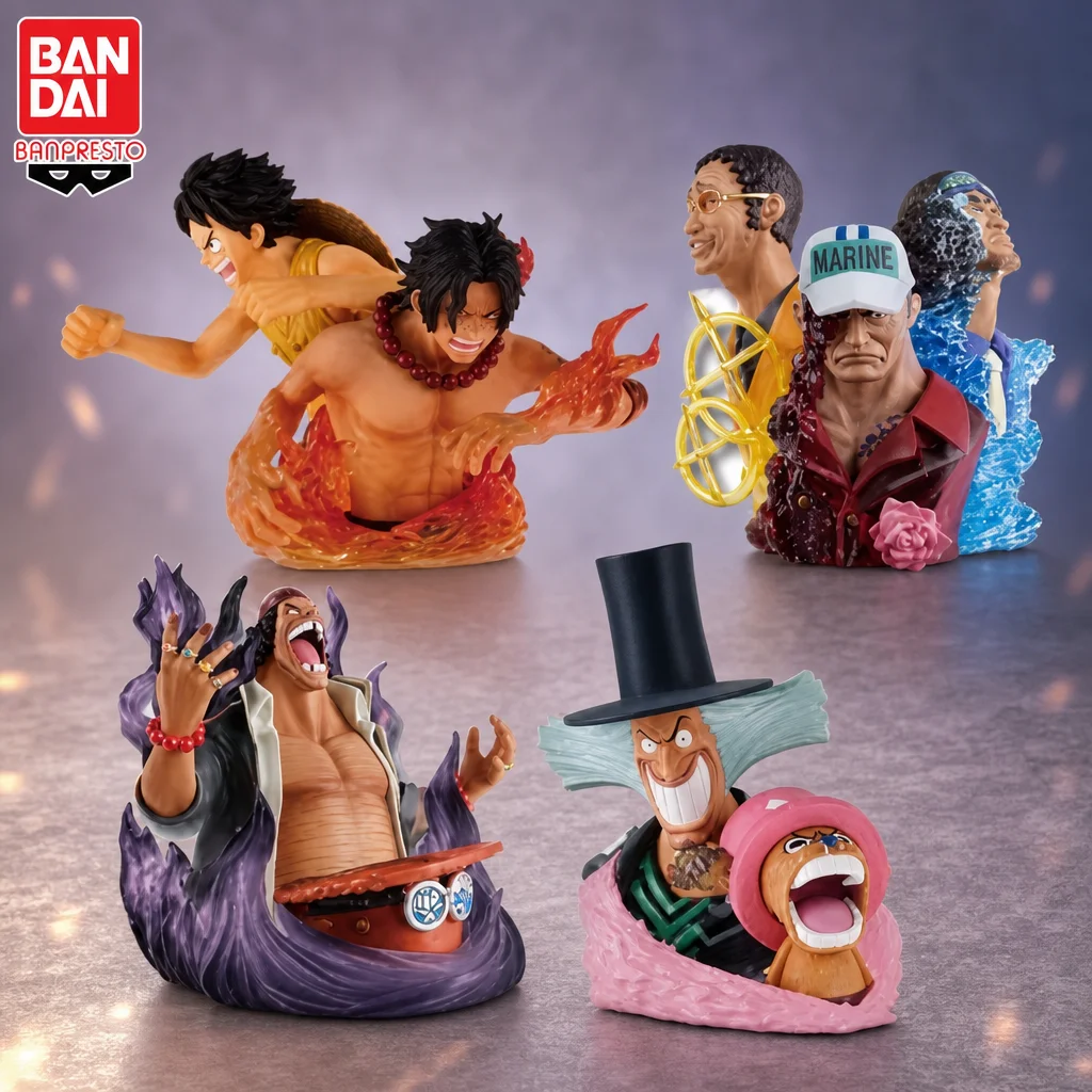 Auf Lager BANDAI Original BANPRESTO ONE PIECE Teach Luffy ACE Chopper MARINE Actionfigur Modellpuppe Brandneu in Box Modellspielzeug