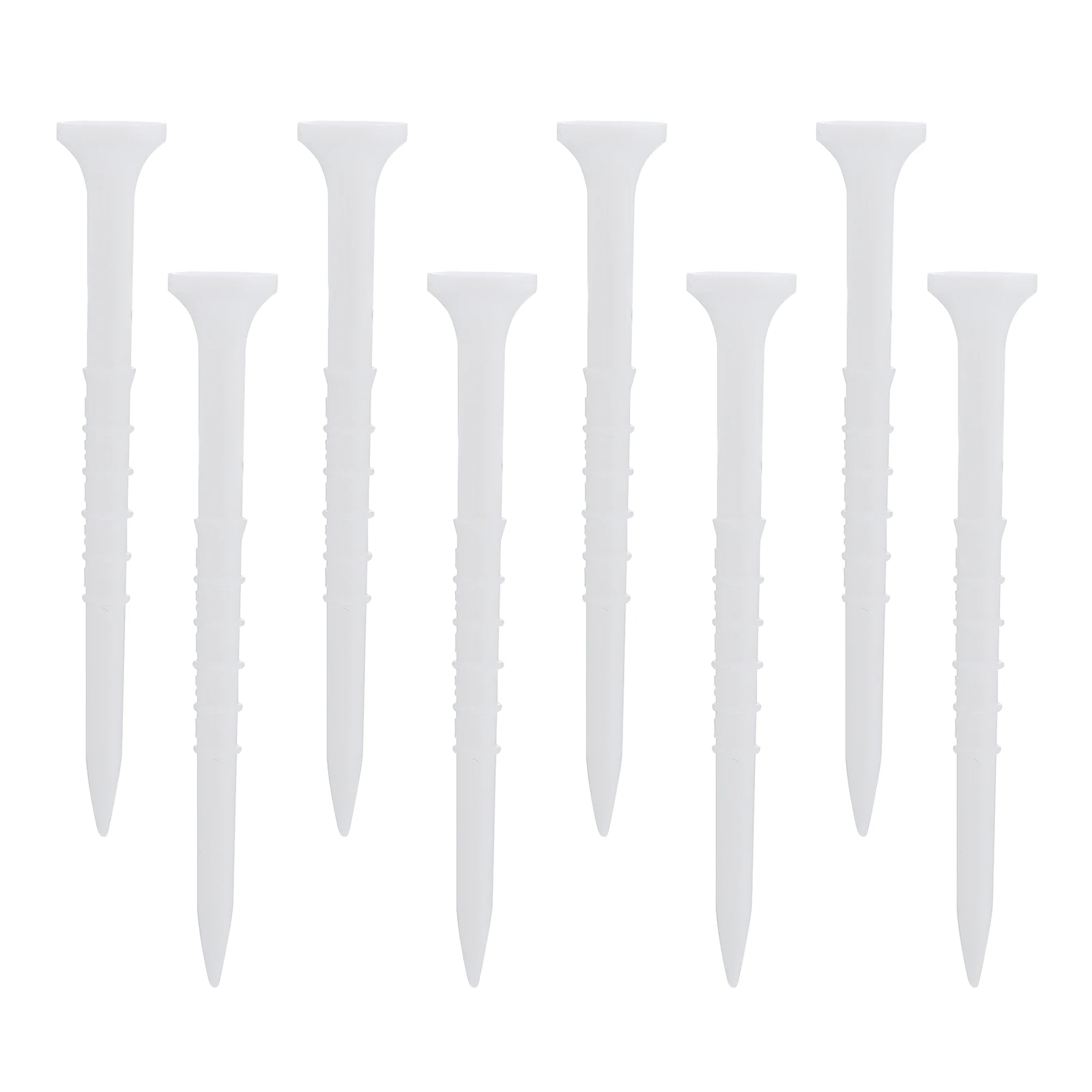 

15 Pcs Golf Professional Plastic Tees Lightweight Durable Oversize Head Training Aids Sports White Golfs Mini
