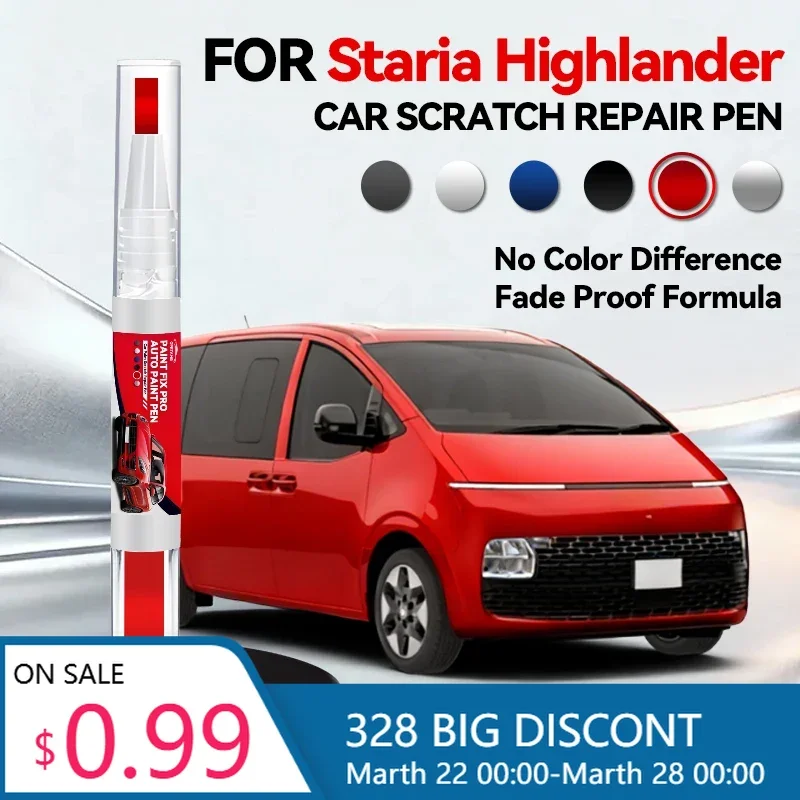 

Горячая новинка: Ручка для ремонта автомобильной краски для Hyundai STARIA и Highlander 2021-2025 – Аксессуары для устранения царапин, цвет серебристый N3S, белый
