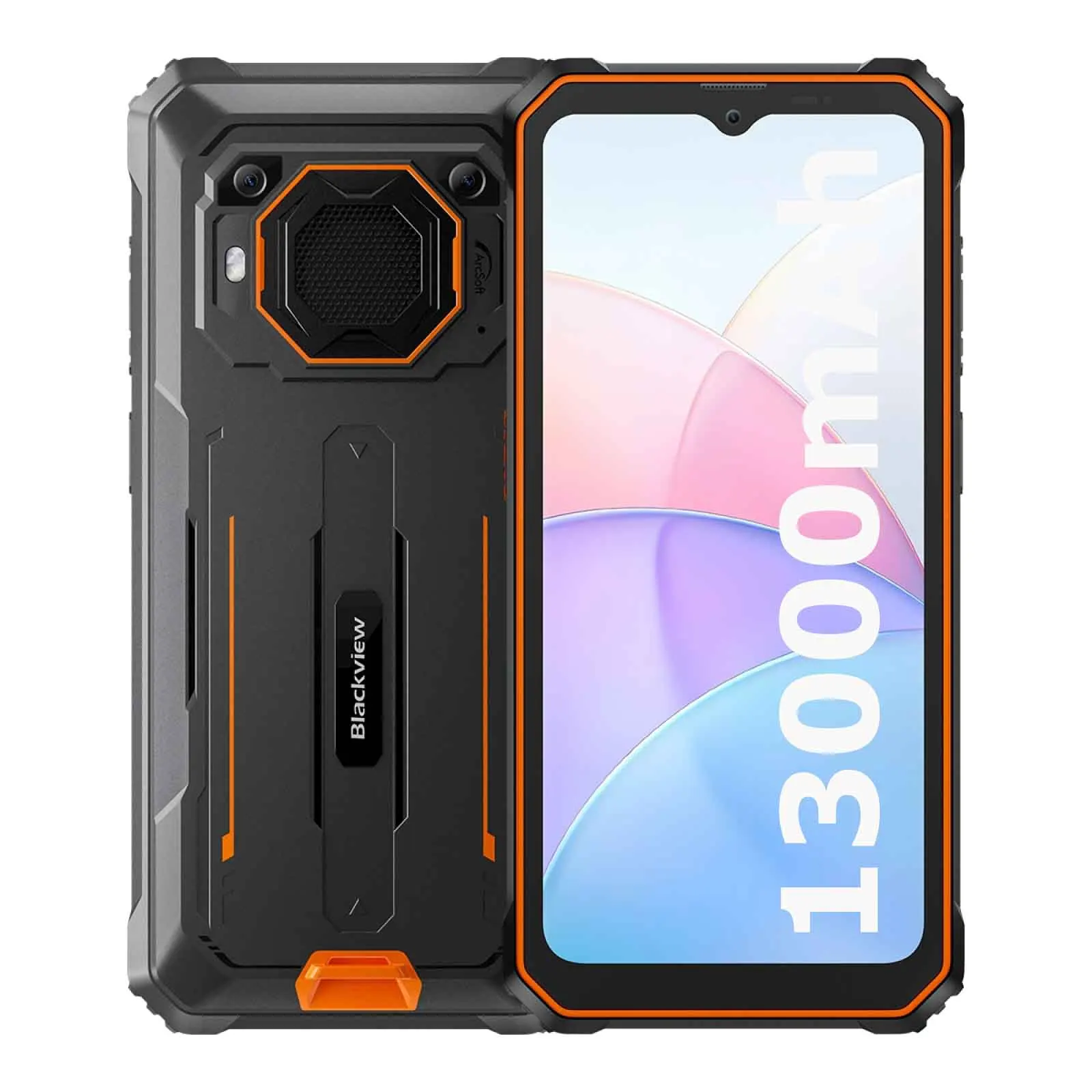 Blackview BV6200 Pro Rugged Phone 4GB / 6GB+128GB IP69 Waterproof Helio P35 13000mAh With 18W Fast Charg NFC 4G Smartphone