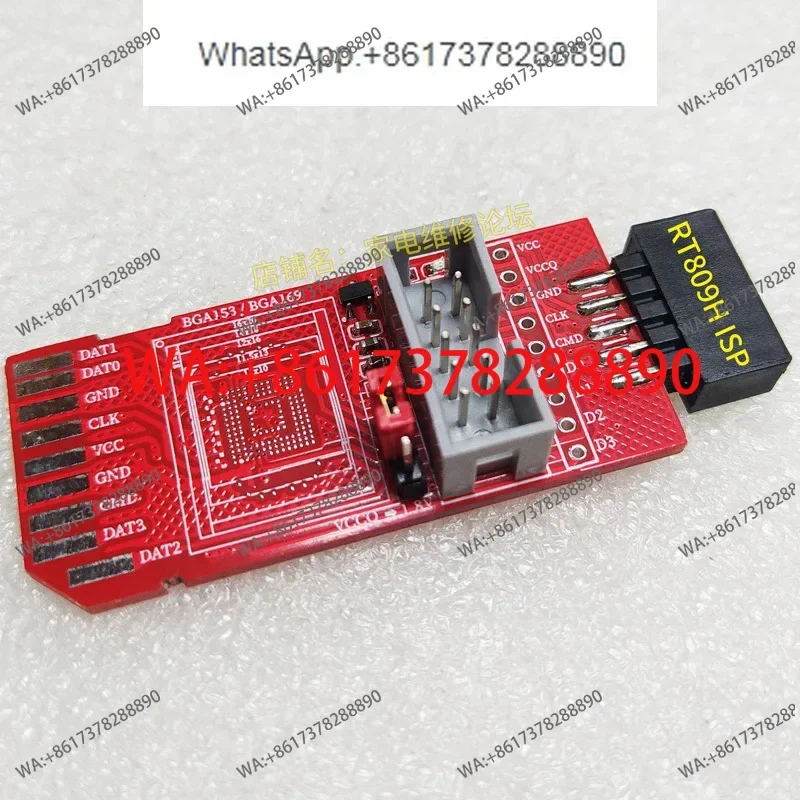 EMMC Easy Reading and Writing Board BGA153.169 SD Interface RT809H-ISP 1.8V Support