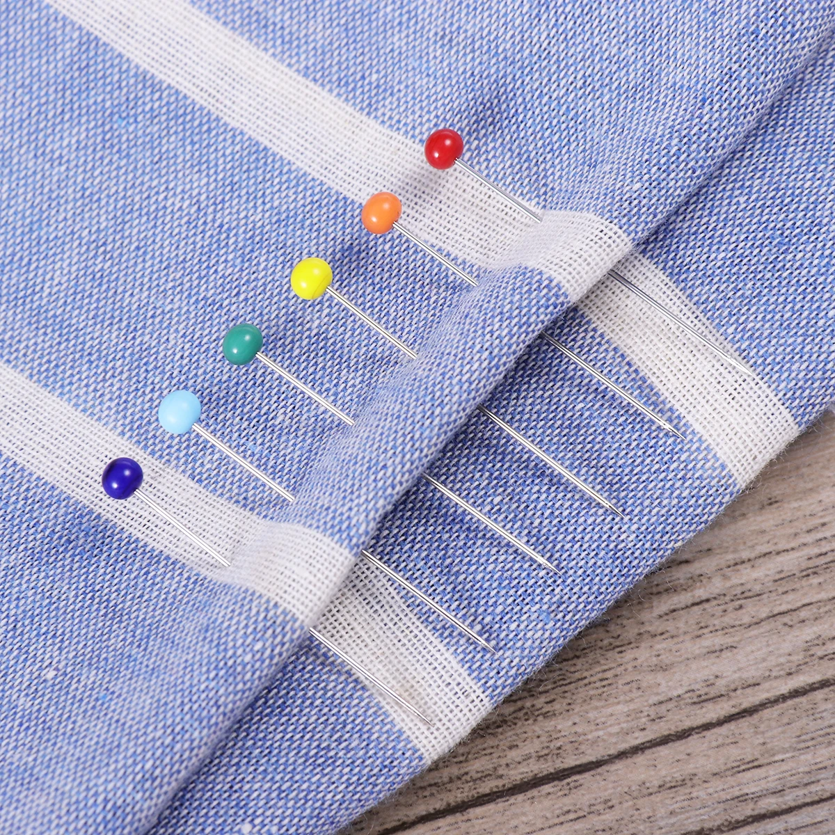 

500pcs Glass Head Multicolor Sewing Pins Durable Heat Resistant 4Mm Head 34Mm Pin For Diy Crafts Marking Decoration Handicraft