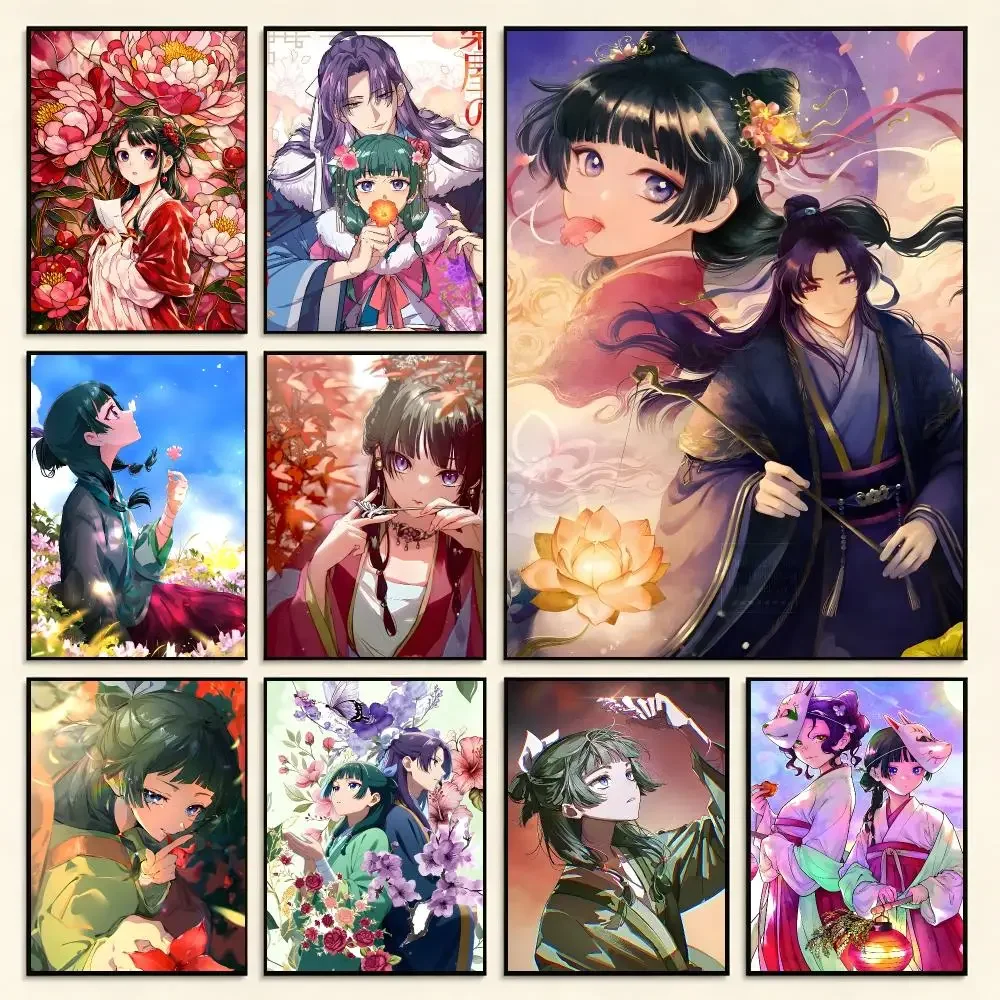 Historical Anime The Apothecary Diaries Maomao Poster Digital Solvent Print Waterproof PP Fade-Resistant Wall Art Room Decor