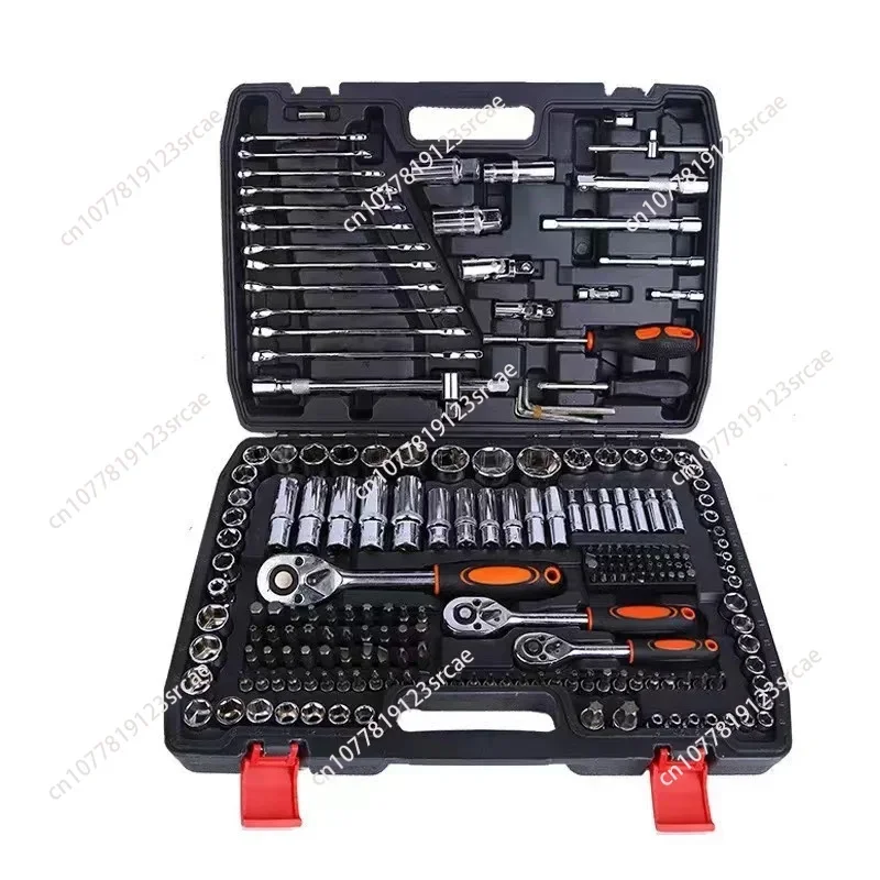 216 Piece Herramientas Auto Repair Spanner Ratchet Wrench Steel Car Tool DIY Automotive Mechanic Home Tool Kit Set