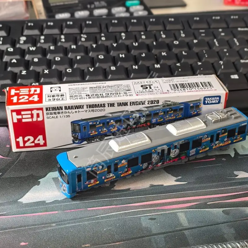 Takara Tomy Tomica Long Type No.124 Tren Keihan Thomas el Locomotor de Vagones 2020 Modelo de Vehículo de Metal Fundido a Presión de Aleación Juguete de Regalo para Niños