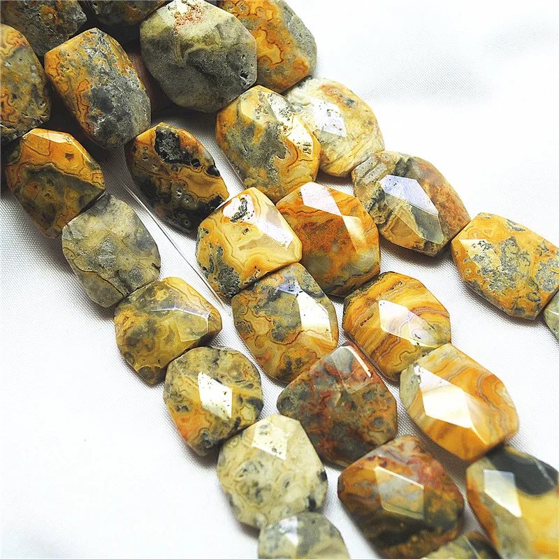 

18 шт., натуральный сумасшедший агат, камень, граненая поверхность, природа, полудрагоценные бусины, размер 18X25 мм, сделай сам, ЮВЕЛИРНЫЕ ИЗДЕЛИЯ
