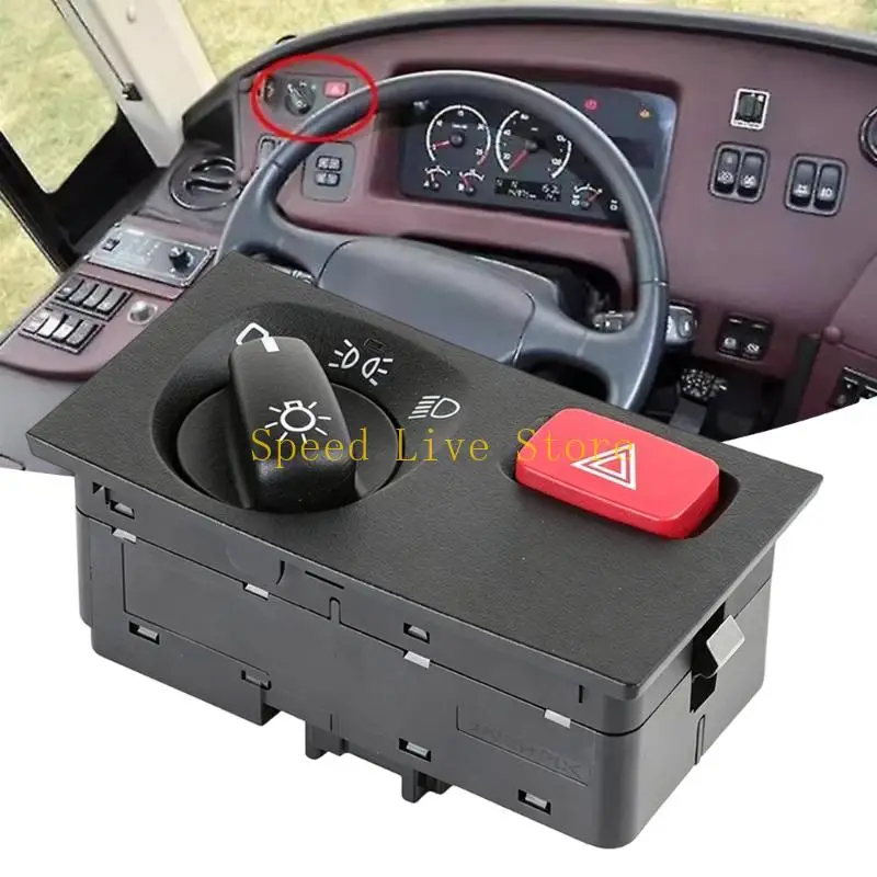547C Truck Headlight Emergency Switches Combo 2426882 Plugs & Play for Use