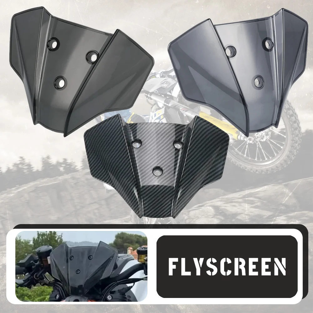 2023 Motorcycle Windshield Windscreen Front Wind Deflector Shield Screen Airflow For KTM 1290 Super Duke R MY20 2020 2021 2022