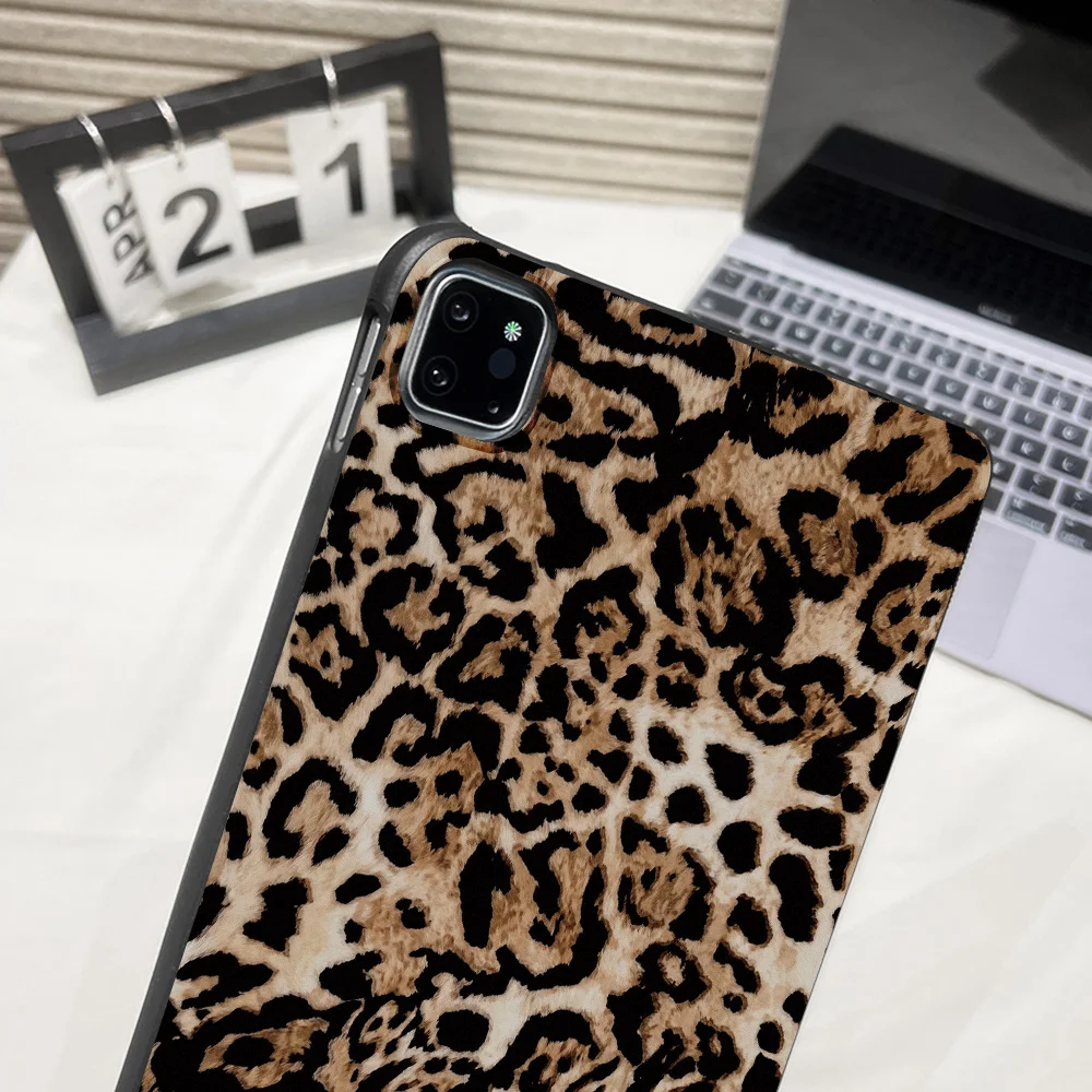 Y2K Retro Leopard Print Tablet Case for Xiaomi Pad 6S 7S Pro Poco Pad 12.1 inch Redmi Pad 2 11 inch Pad SE 8.7 inch 6 11 inch