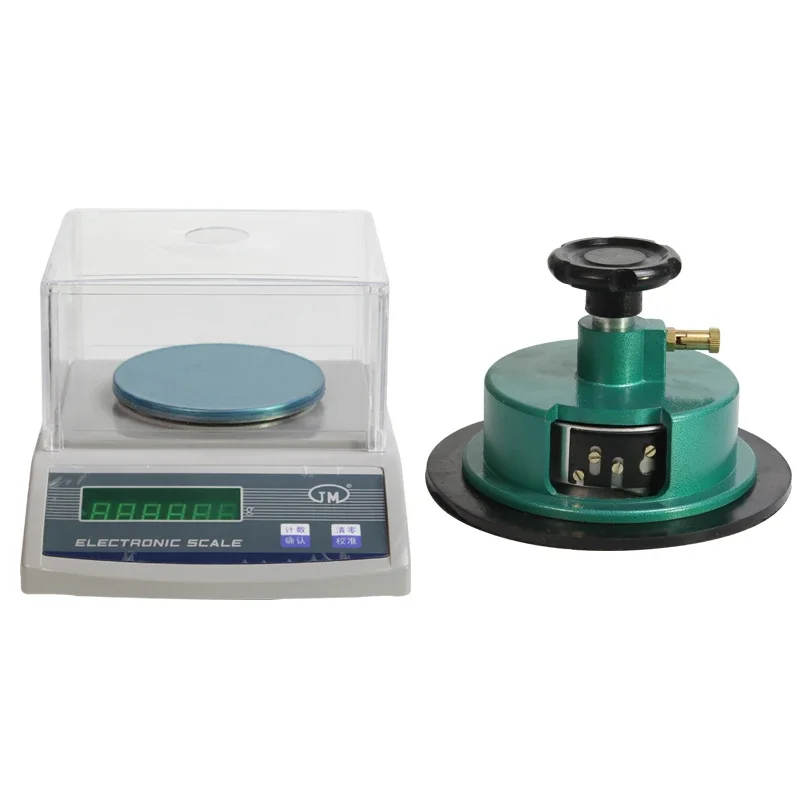 100 Sqcm Round Sample Cutter+precision electronic balance scale 600g 0.01g 220V High Quality VV