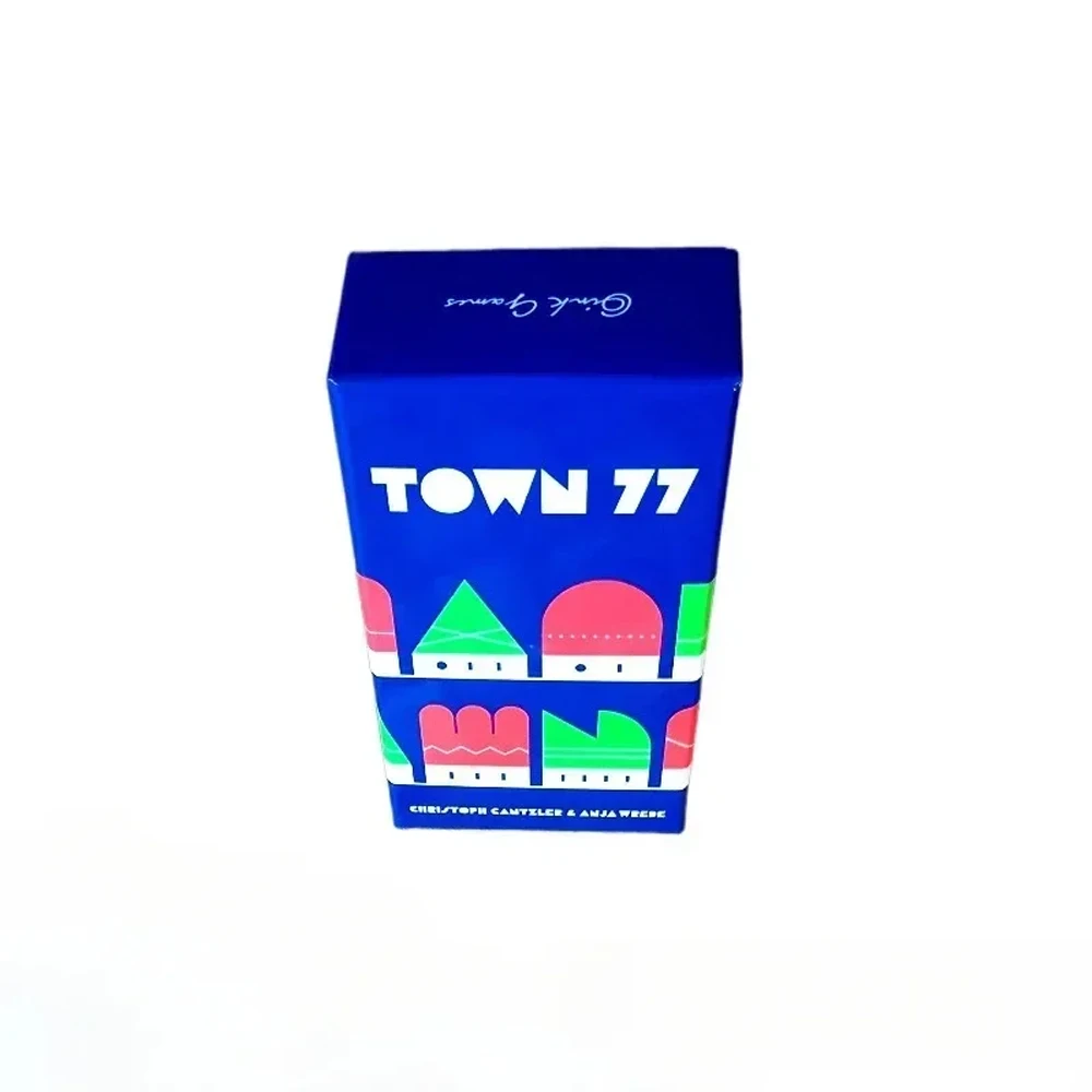 Ottieni il tuo gioco su: Town 77 bilingue gioco da tavolo con carte da collezione di giochi e Multiplayer Poker Family Party Game