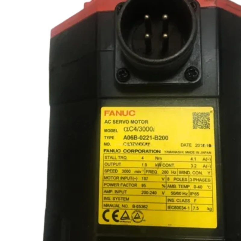 

Серводвигатель Fanuc A06B-0221-B200 протестирован, в порядке, ускоренная доставка