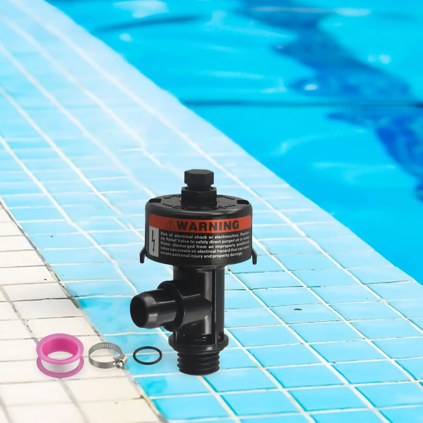 High Flow Manual Relief Valve Replacement for Pentair Pool and Spa Filter Includes Valve with O Ring Part Number 98209800