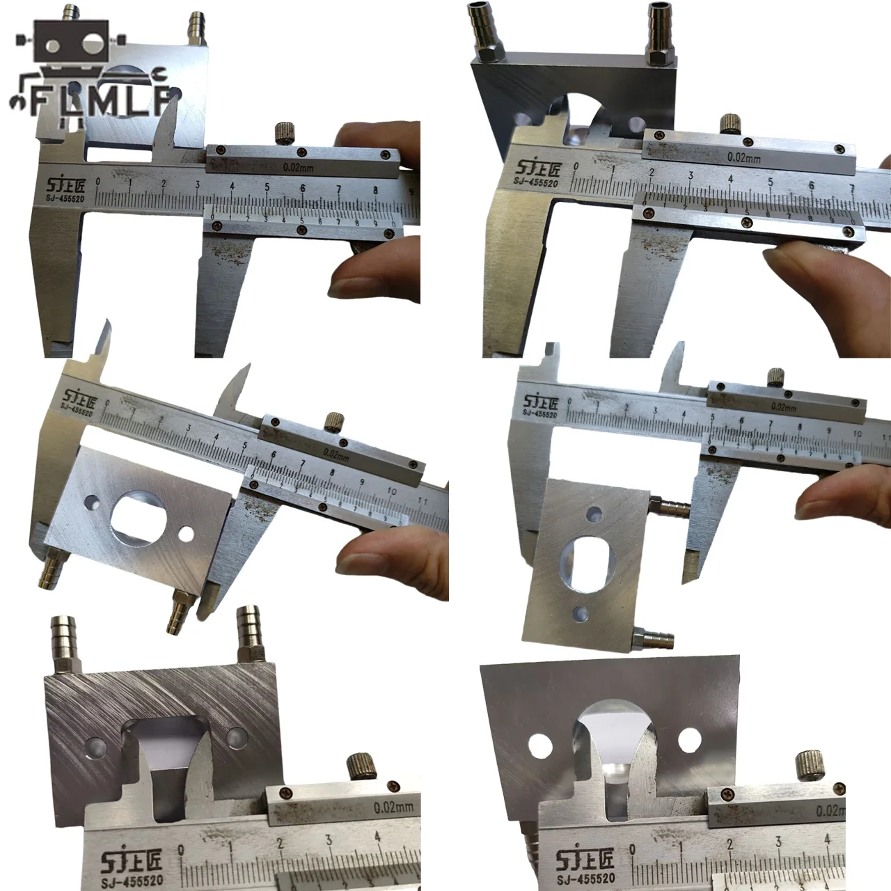 Metal Water-cooled Block 1pc Fit Connecting Cylinder To Exhaust Pipe for 26cc 29CC 30cc Zenoah CY RCMK Gas Marine Engines Parts