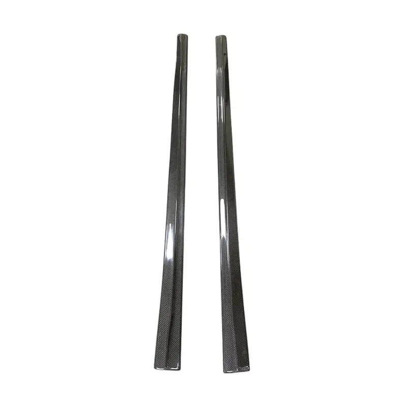 For F87 M2 M2C Styling Side Skirts Rocker Panels 16-19 Flat Shape Carbon Fiber Side Trim Spoiler Car Bumpers Car Styling