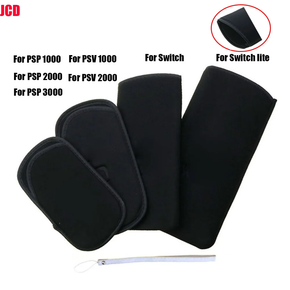 

JCD 1pcs Soft Bag Shell Cover For Switch Lite Carry Case Bag Pouch For PSV PSP 1000 2000 3000 Carry Bag Shell Console