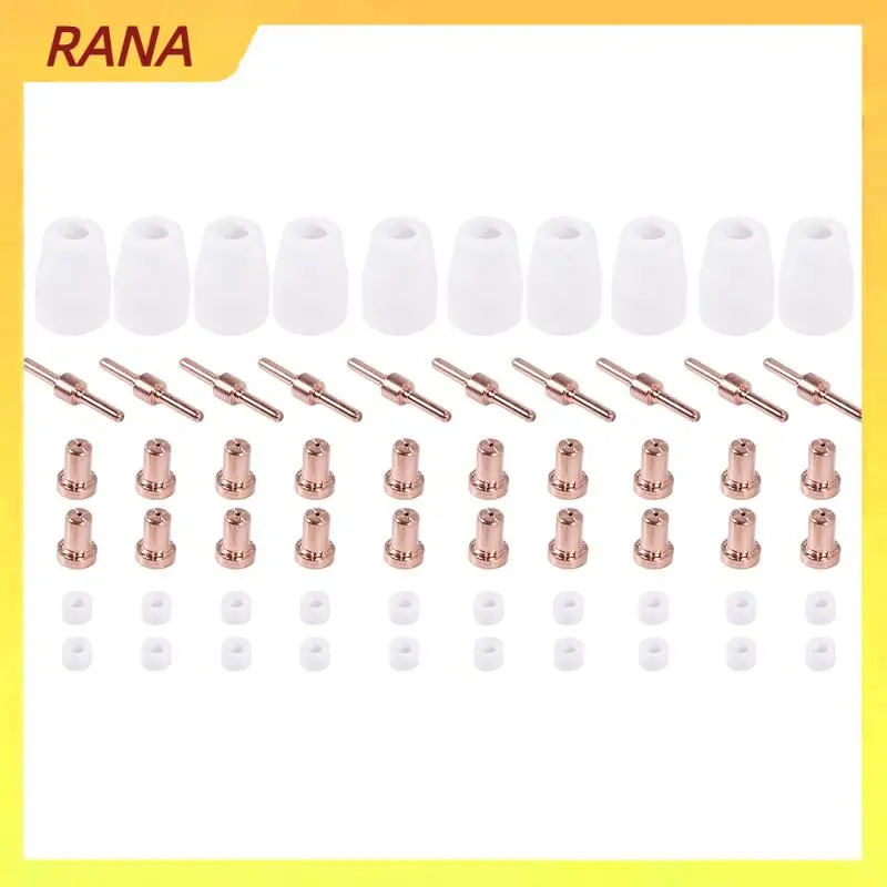 

RANA 60 шт./компл. + красный медный воздушно-плазменный резак, расходные материалы, насадки с удлиненным наконечником, электрод для PT31 LG40, горелка CU