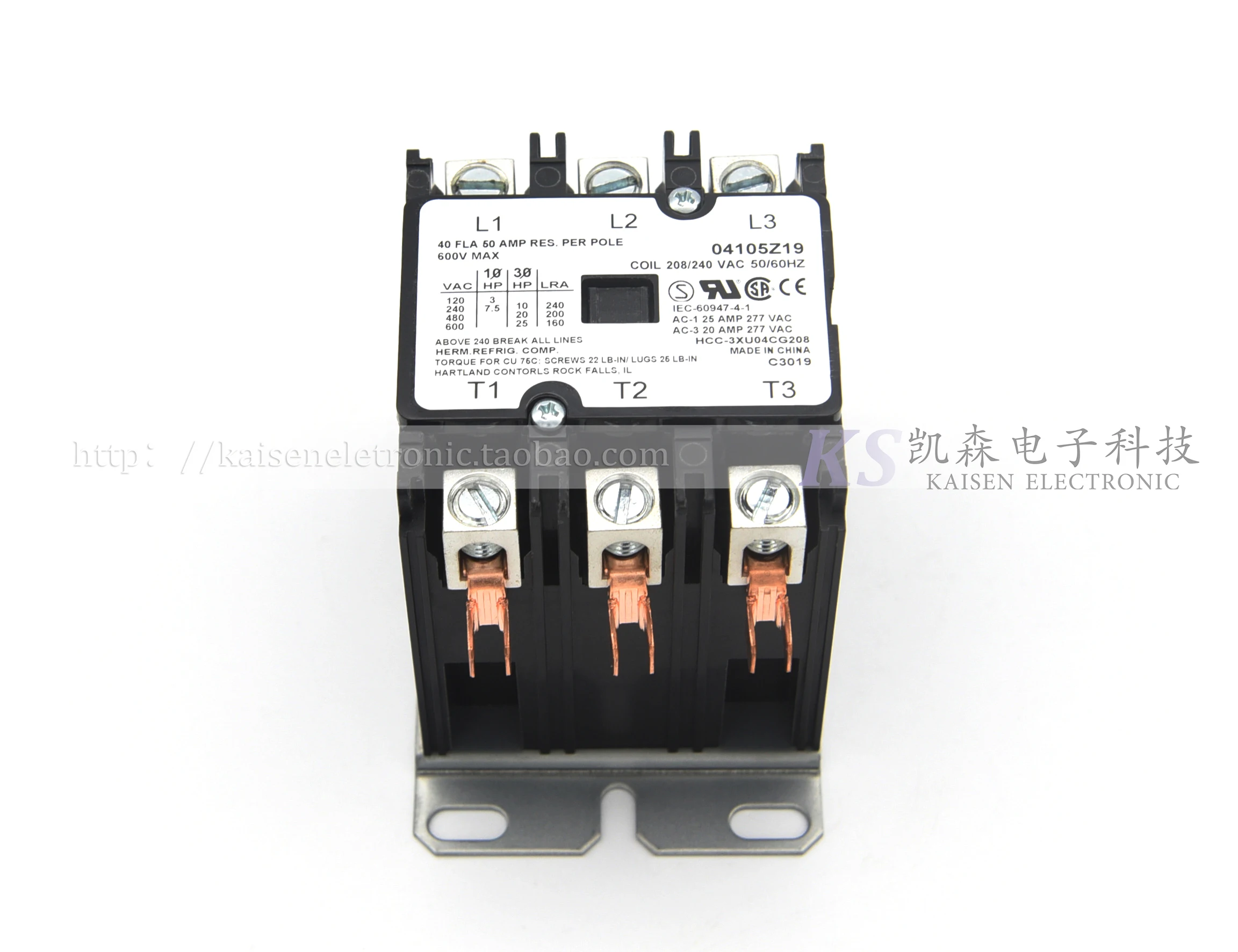 

Winston pressure fryer 04105Z19 AC contactor 208-240V 40A HCC-3XU04CG208 freight free high-quality original