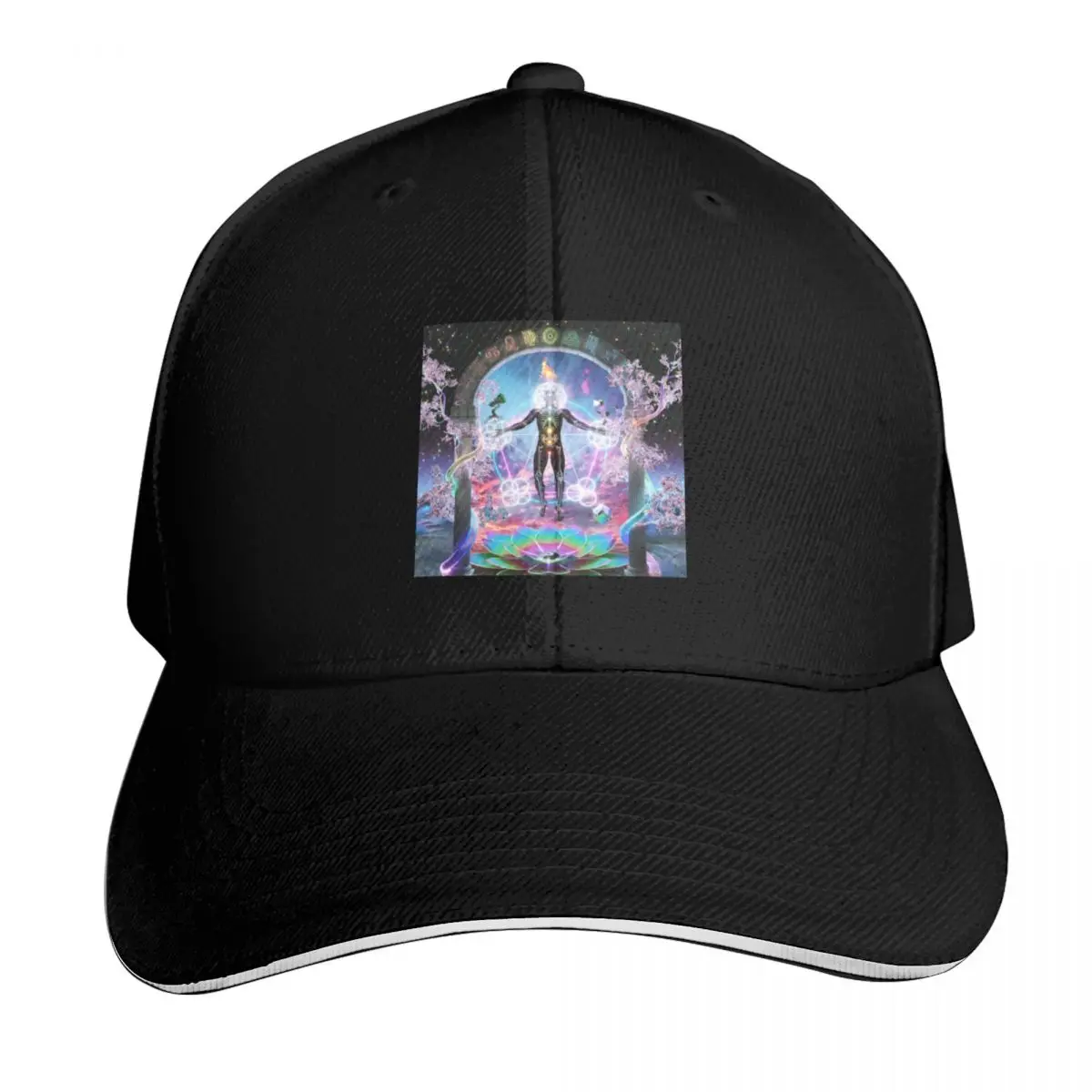 griz rainbow brain Design Baseball Cap Summer Beach Travel Streetwear Hip Hop Trendy Vintage Retro Embroidered