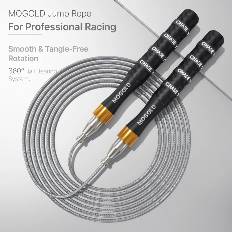 Self-Locking Bearing Skipping Rope, Suitable for Human Aerobics, Aluminum Alloy Handle, Adjustable Rope Length, Student Racing C
