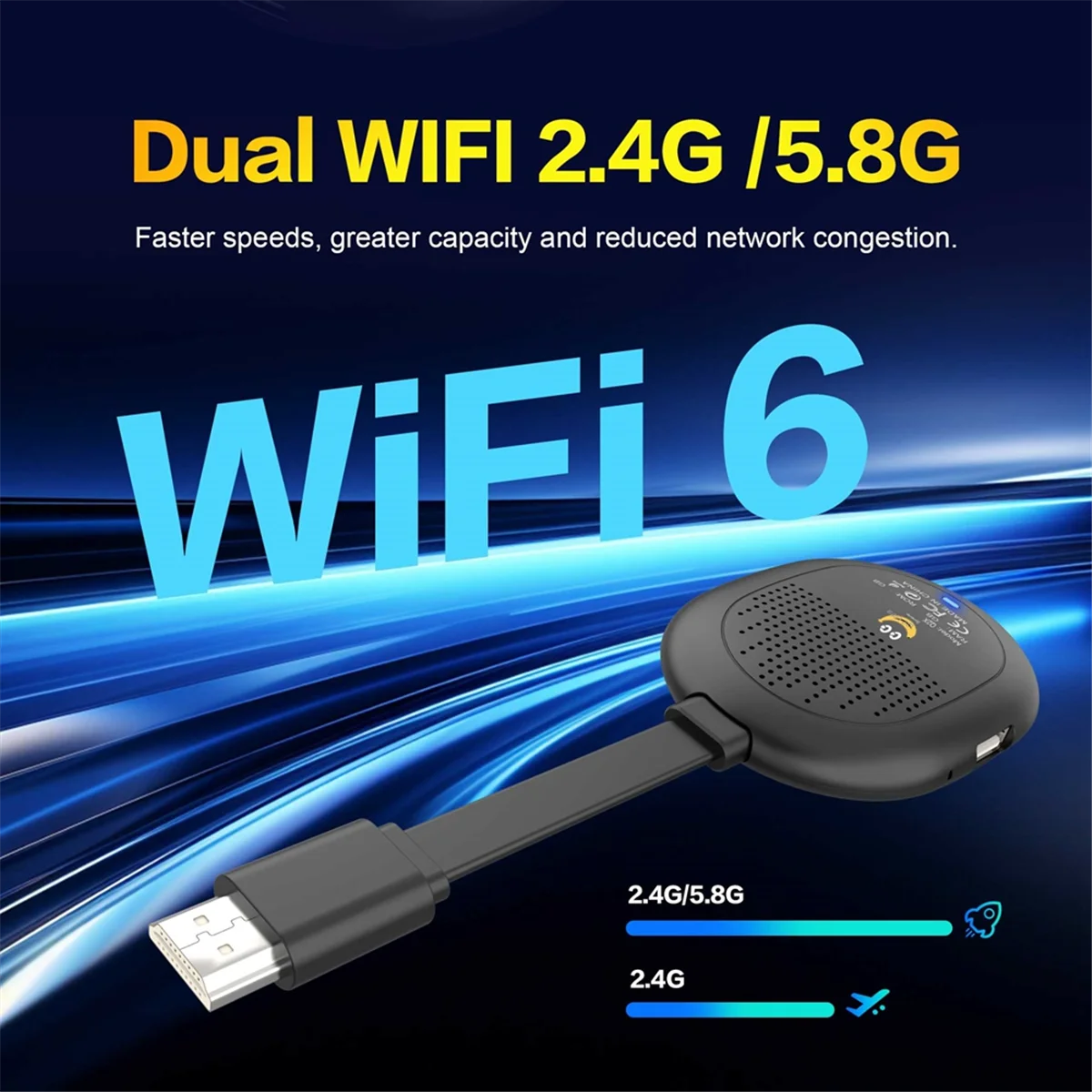 

【Новый купон пользователя】Банановый ТВ Q2X TV Stick 2G+8G Android 14.0 Allwinner H313 Wi-Fi6 Bluetooth Голосовой пульт дистанционного управления Smart 8K TV Box