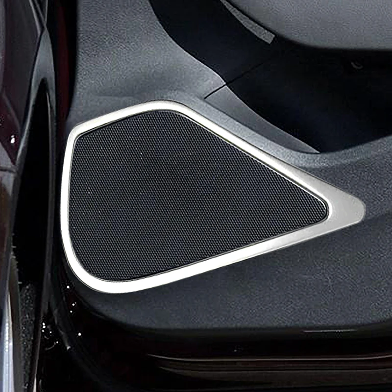 Car  Accessories Door Stereo Speaker Panel Audio Horn Frame Decoration Loudpeaker Interior Sticker Trim For Audi A3 8V 2013-2019