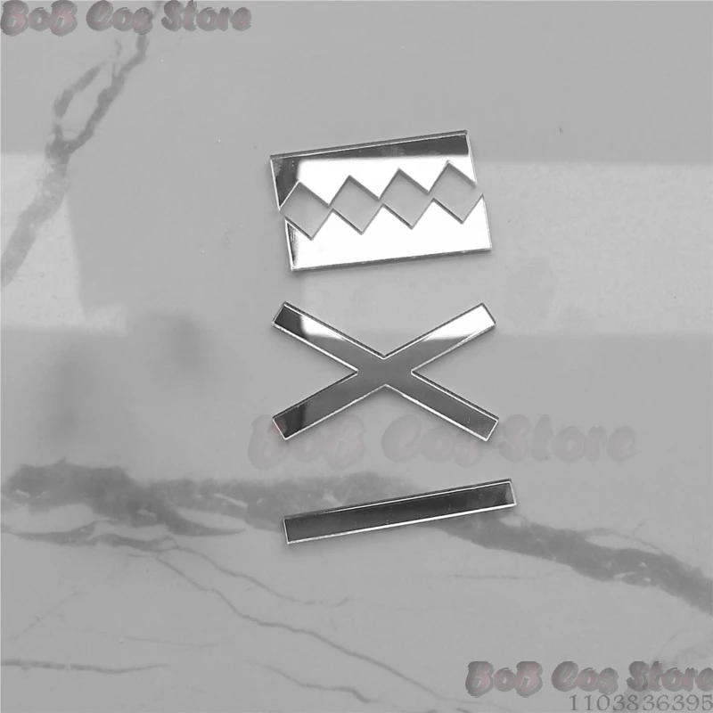 Ellen Joe Game Zenless Zone Zero Cosplay Prop Earrings Hair Accessories Made of Metal Shark Women Holloween Party Roleplay Set