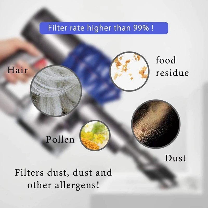 Pièces de rechange Filtre Hepa Compatible pour Dyson V10 Aspirateur Accessoires Remplacer DY-969082-01