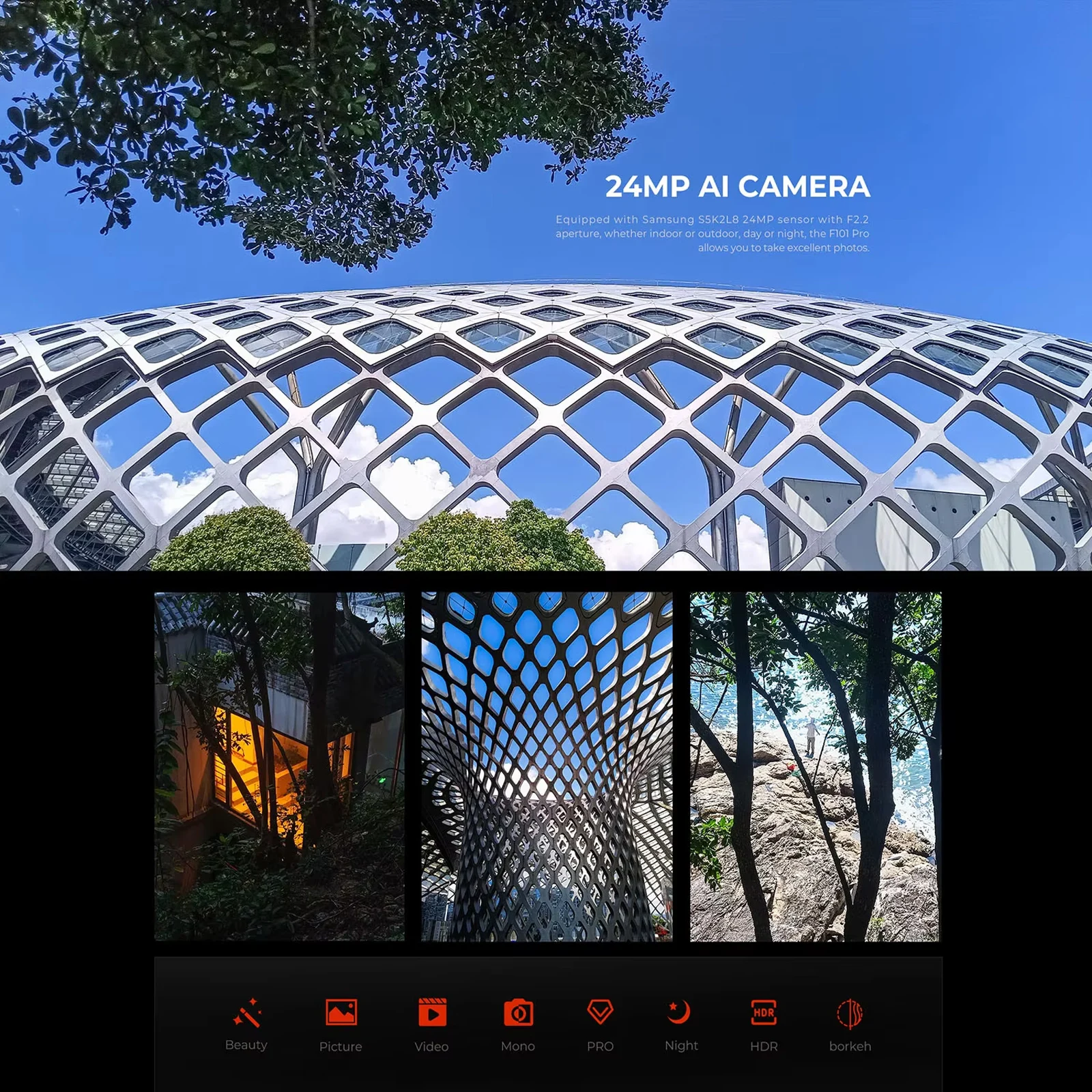 FOSSiBOT F101 Pro 8GB + 128GB ثماني النواة متين 5.45 بوصة HD 4G 10600mAh 18W شحن سريع 24MP كاميرا NFC الإصدار العالمي