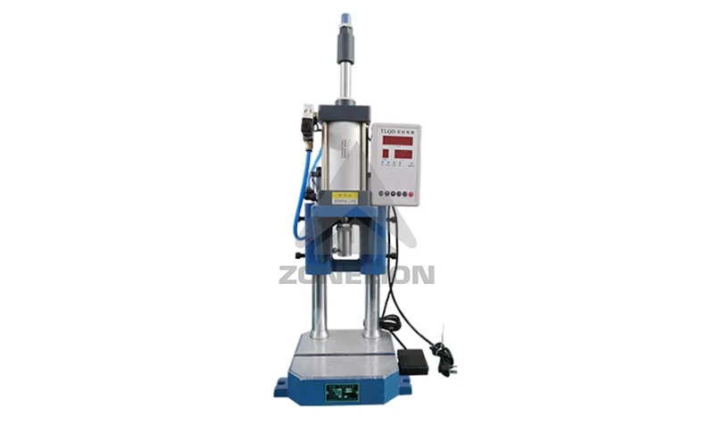 Single Column Coin Pneumatic Press Automatic Eyelet Stamping Machine Adjustable Force 200kg Punching Prices Table Press Machines