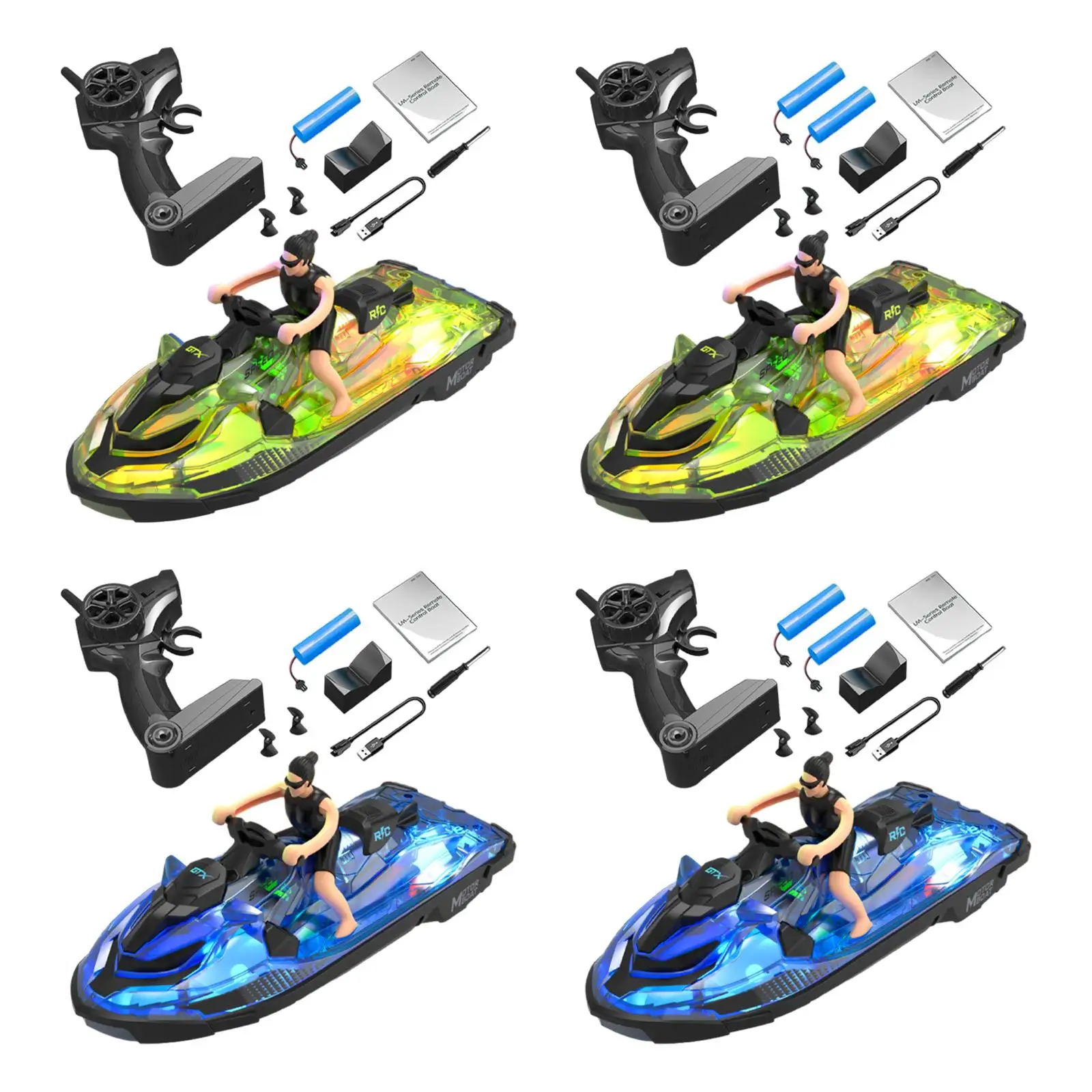 RC Speed Boat High Sensitivity Swimming Pool High Speed RC Boat Remote Control Boat for Kids Girls Boys Adults Birthday Gifts