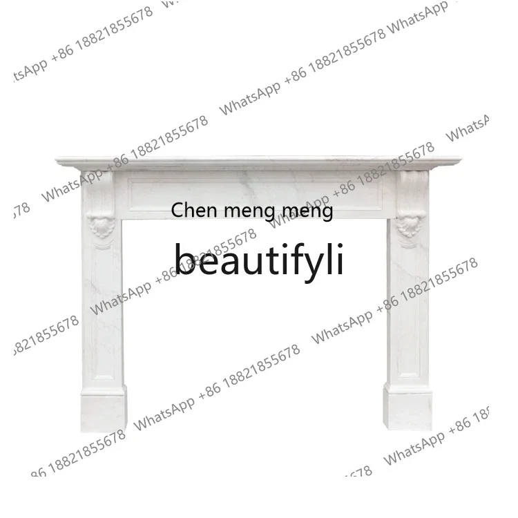 G Marble fireplace stone fireplace French neoclassical decorative stone customization