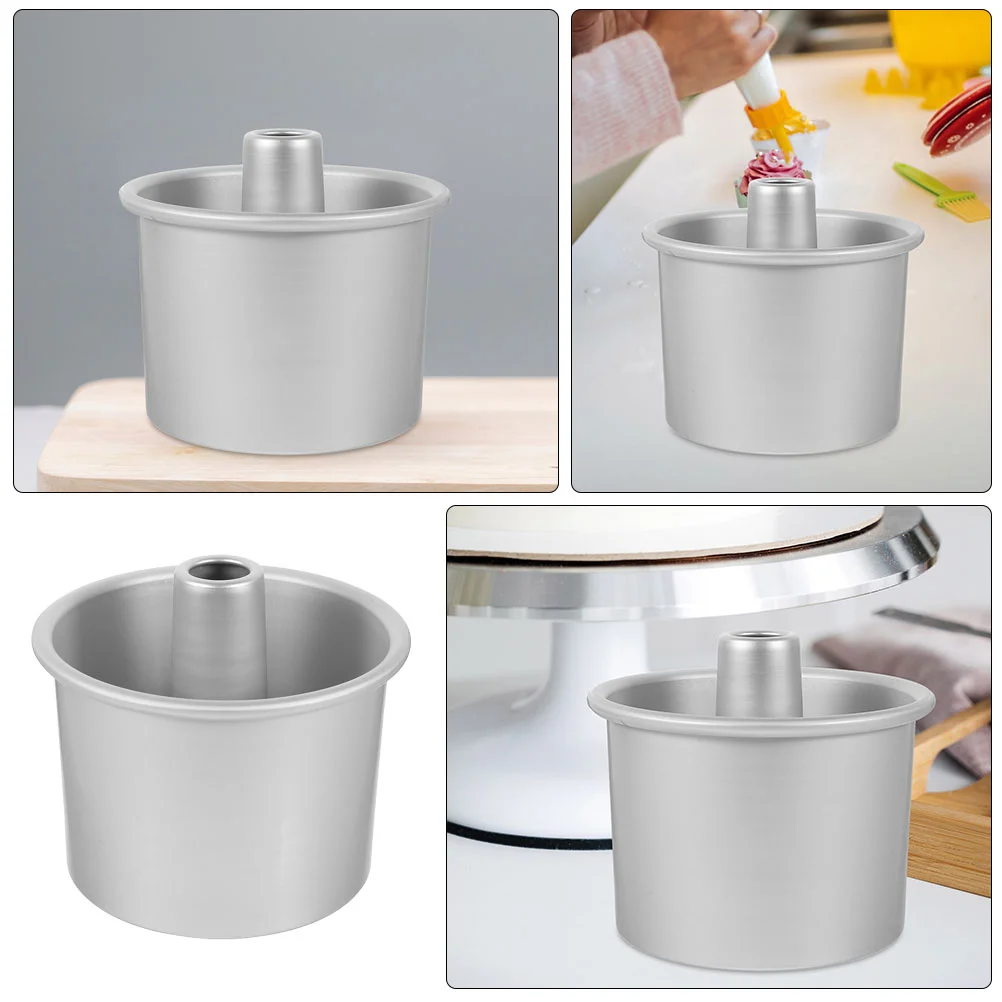 3 Pcs Cake Baking Pans Wedding Round Metal Aluminum Alloy Aluminium Tins