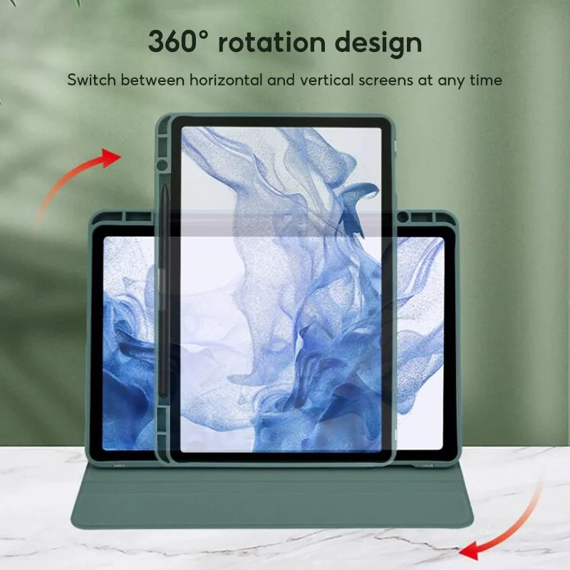 TBTIC For Samsung Galaxy Tab S6 Lite 10.4 2020 Tablet Case 360° Degree Protective Transparen Cover Case SM-P610 P615 P613