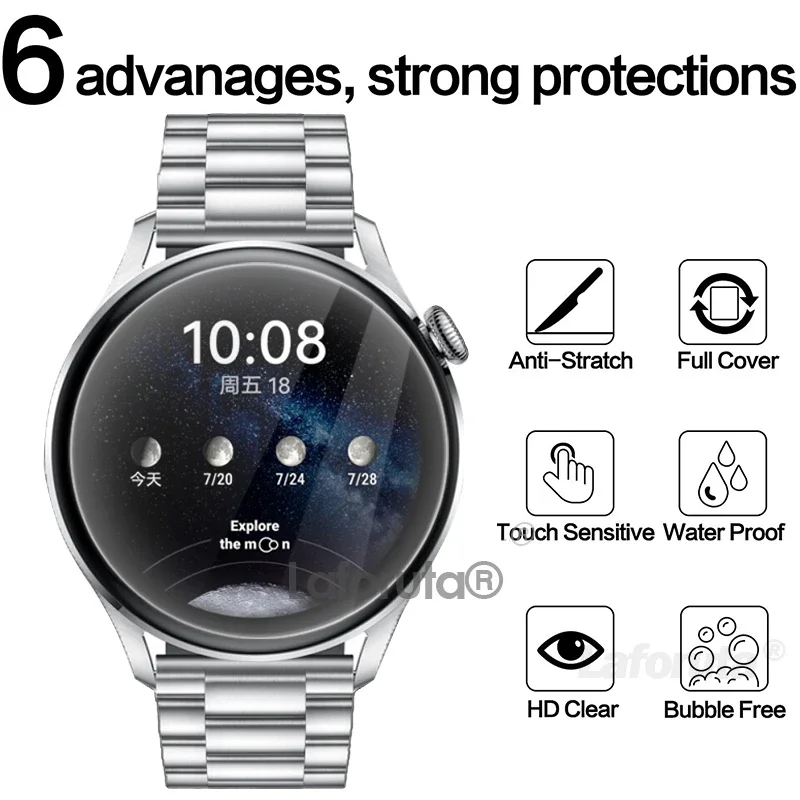 Tempered Glass For Huawei Watch 3 46mm smartwatch 9H Accessories HD Protective Film Huawei Watch 3 Screen Protector 1 3 5Pcs