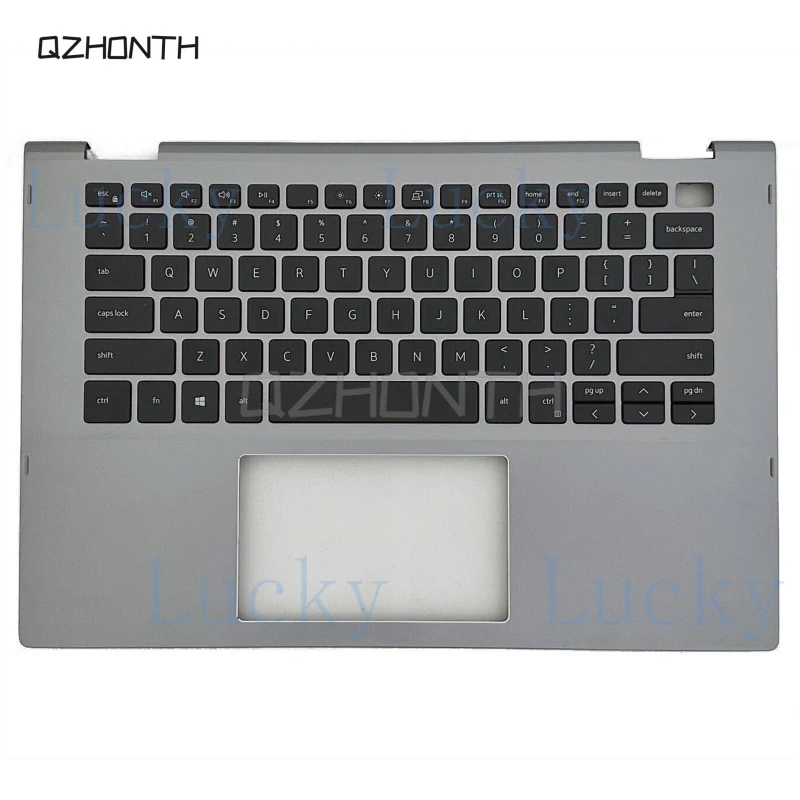 

f New For Dell Inspiron 14 5400 5406 Palmrest with Backlit Keyboard 0X46H3 14"