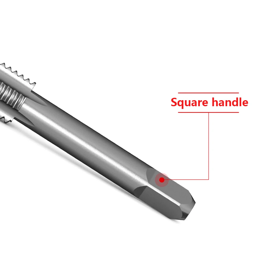 Imagem -03 - Manual Torneira Rosqueando Ferramenta Mão Torneira Rosqueando Rosca m3 m4 m5 m6 m8 M10 M12 M14 M16high-quality Liga de Aço Afiada e Durável