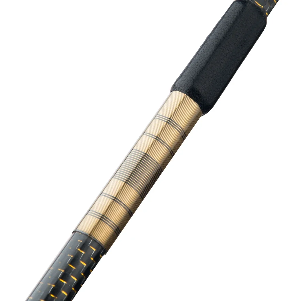 NAOMI Professional 4/4 Size Violin/ Fiddle Bow Golden And Silver Silk Braided Carbon Fiber Bow AAA Grade Horsehair Ebony Frog