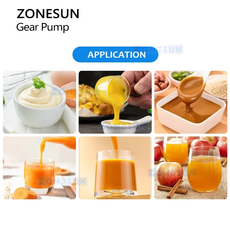 ZONESUN ZS-GFP1 المربى السائل لصق مضخة التغذية والعتاد مضخة نقل ملء عجلات متحركة محرك قوي