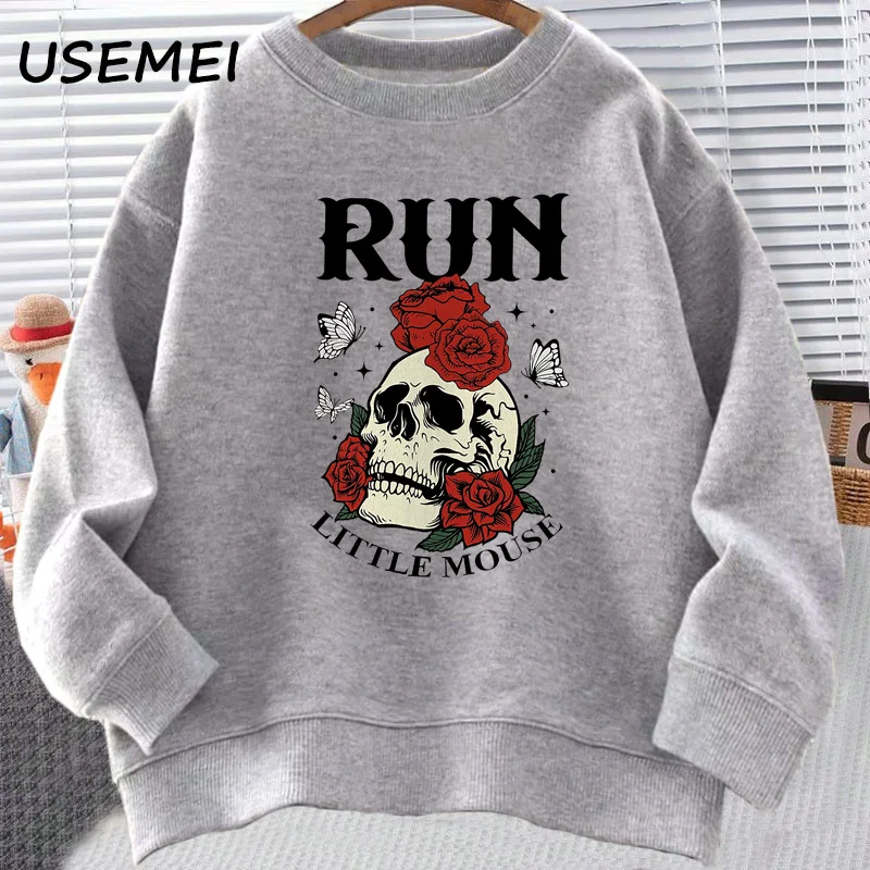 Run Little Mouse Sweatshirts Spicy Books Dark Romance Merch Hoodies Dark Romance Book Lover Hooded Harajuku Vintage Clothing