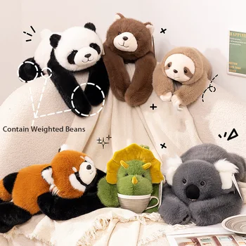 65CM Stuffed Weighted Long Arm Soft Lazy Fluffy Plush Decompression Pillow Gifts For Boys…