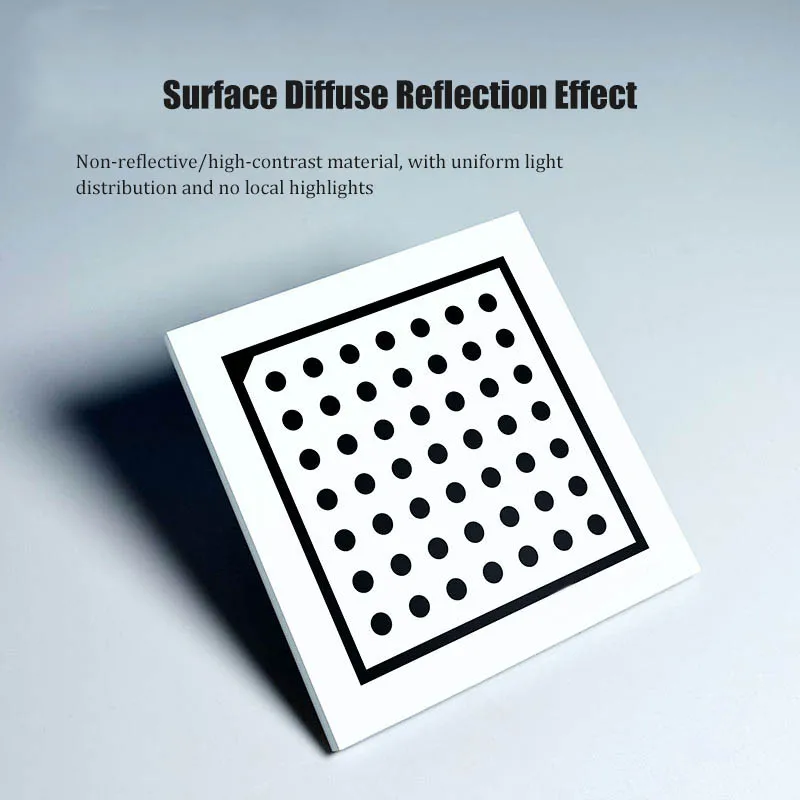 7x7 dot calibration plate machine vision non-reflective accuracy 0.005mm camera calibration plate