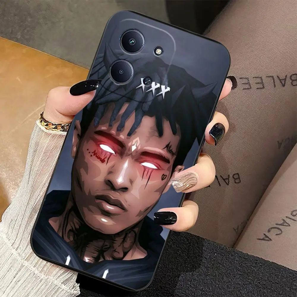 Phone Case For Xiaomi Redmi Note 15 14 13 12 12S 11 11S 10 10S 9 Pro PLUS DIY Funda Shell Coque Cover Singer X-XXXTENTACION 17