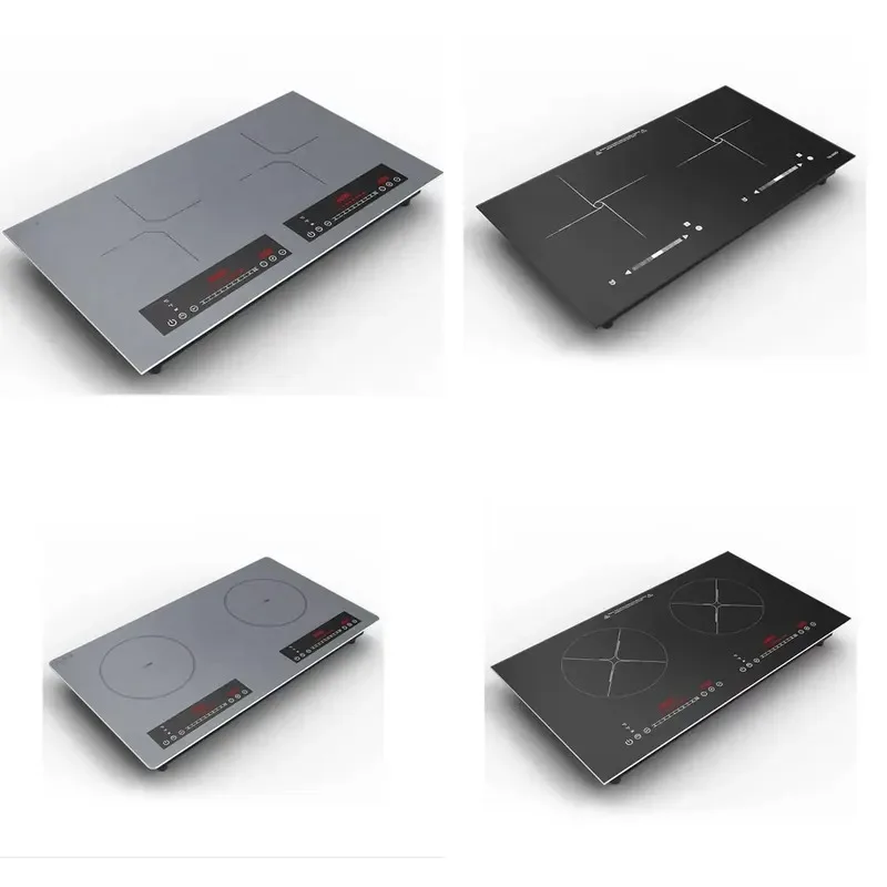 3500W Double Induction Cooker Built-in 2 Burners Cooktop