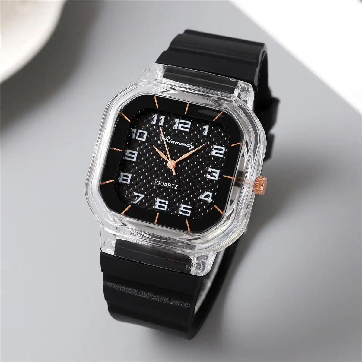 fashion silicone band women sports watch