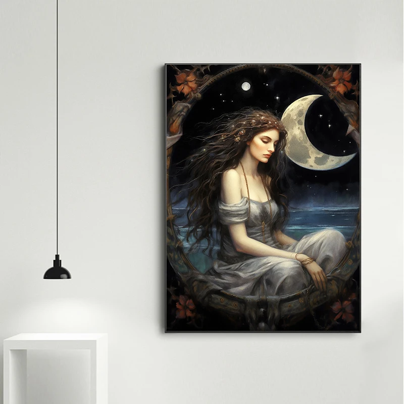 Abstract Kindness God Sophia Wisdom and Divinity Series Poster Canvas Paintings Prints Wall Art Pictures Bedroom Home Decoration
