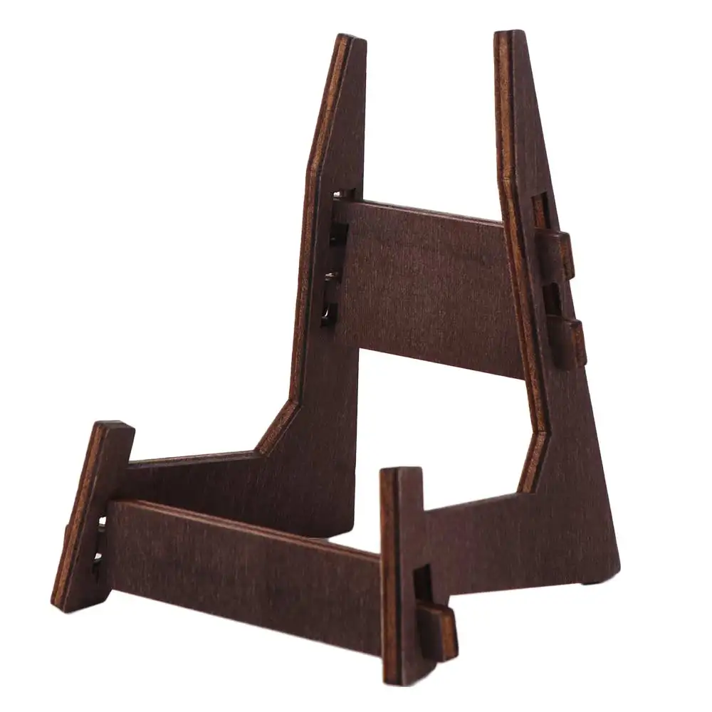 4.5/6/8 بوصة حامل عرض فني مضاد للانزلاق إطار صورة خشبي حامل عتيق متعدد الأغراض حامل عرض الكتب عرض ديكور